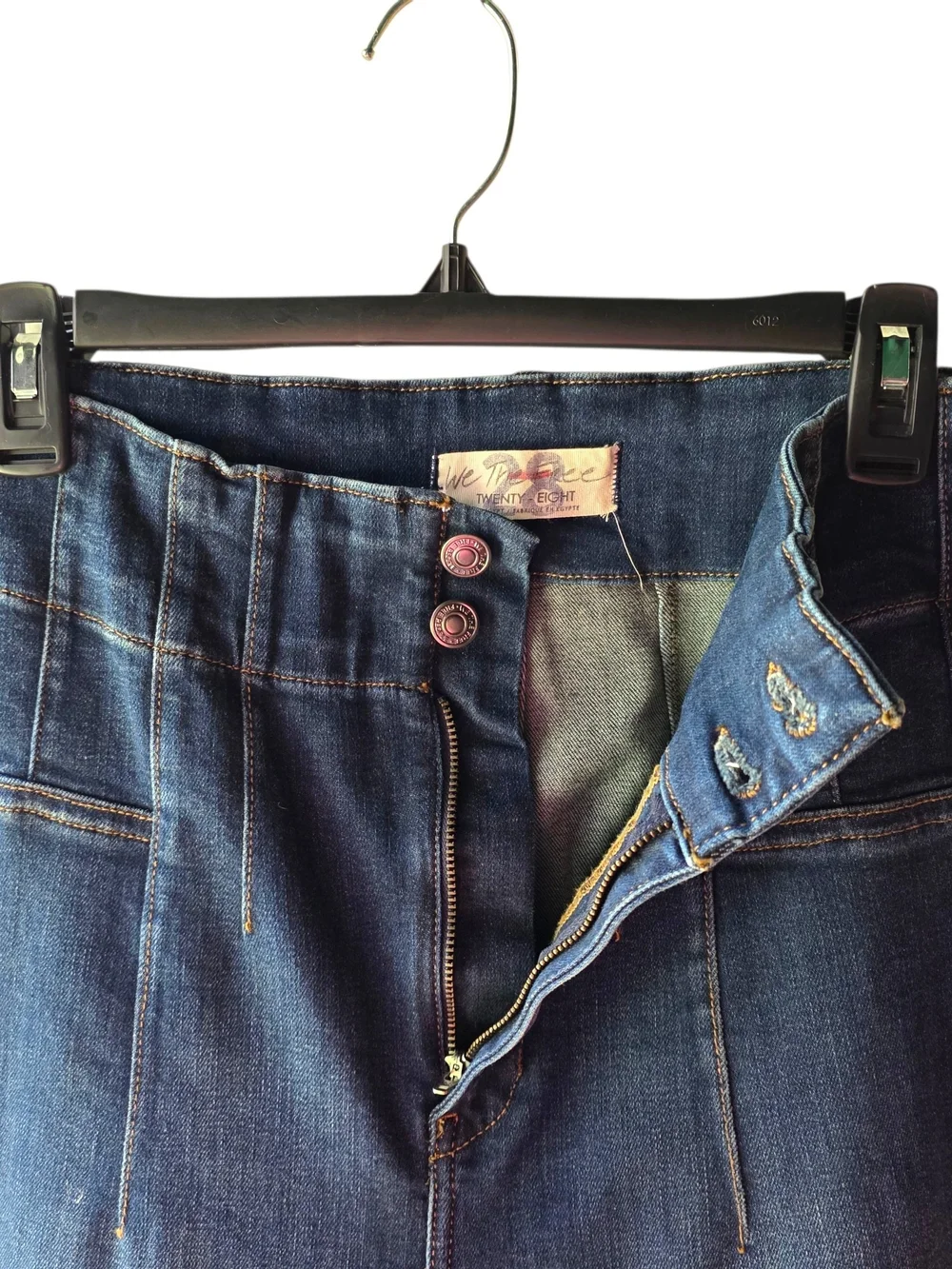 We The Free Jayde Flare Jeans Size 28 High Rise Bell Bottom Boho Festival